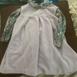 Grace and James size 2T dress and undershirt